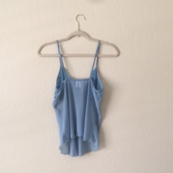 Je T'adore Babydoll Camisole Lace Cami Tank Top Chiffon - Picture 13 of 14